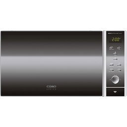 Cuptor cu microunde CASO MG25 Ceramic menu, 900 W, 25 l, 10 Trepte de putere, Functie Grill, Negru-Argintiu
