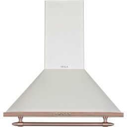 Hota Tesla decorativa DCR600AIP, Putere de absorbtie 630 m3/h, 3 trepte de viteza, Iluminare LED, 60 cm, Crem