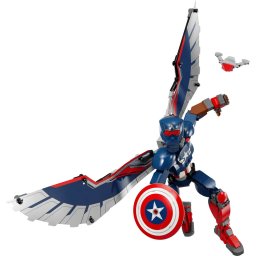 Jucarie LEGO MARVEL, Figurina noua de constructie Capitanul America