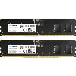 Kit dual memorie RAM ADATA Premier Tray, Capacitate DDR5 16GB (2x 8 GB), Frecventa 4800 MHz, CL 40, Negru