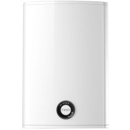 Boiler electric Tesy BelliSlimo Lite DRY 50L, control electronic, 2 x Elemente de incalzire uscata, Alb