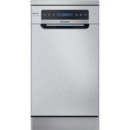 Masina de spalat vase Candy Rapido CF 0C7SB0FX, 10 seturi, 8 programe, Motor Speed Drive Inverter, Wi-Fi + BLE, Clasa C, 45 cm, Inox