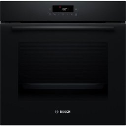 Cuptor incorporabil si Sine telescopice ClipRail, BOSCH Serie 2 HBA571BB4, electric, capacitate 71 L, 3600 W, Negru