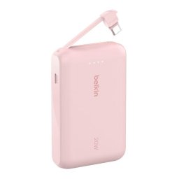 Baterie externa Belkin, BPB021HQPK, 20 W, 10000 mAh, Roz
