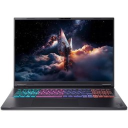 Laptop Gaming Acer Nitro 18 AI AN18-61-R5KC cu procesor AMD Ryzen™AI 7 350 pana la 5.0GHz, 18", WQXGA, IPS, 165Hz, 32GB DDR5 RAM, 1TB SSD, NVIDIA® GeForce RTX™ 5070 8GB GDDR7, No OS, Obsidian Black