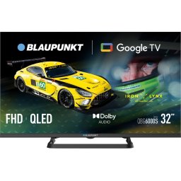 Televizor Blaupunkt 32QBG6000S, 32", 80 cm, QLED, Full HD, Smart TV, Wi-Fi, Bluetooth, 60Hz, Negru