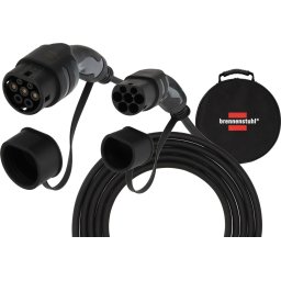 Cablu de incarcare pentru masini electrice Brennenstuhl EV 1384000, 5 m, Type 2, 11kW, IP65, Trifazat, 20A, Mode 3, Geanta inclusa