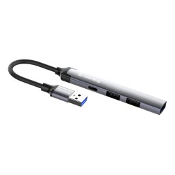 Docking Station ColorWay CW-HUB05, 4-in-1, Intrare USB A, Iesiri USB 3.0, USB 2.0, USB C