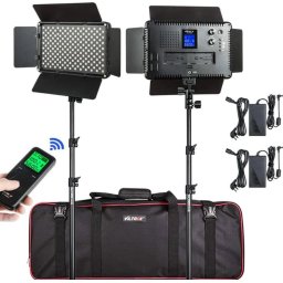 Set 2 Lampi LED Viltrox VL-S192T Duo Kit, 45W, 3500lux, Bicolor 3300K-5600K