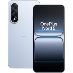 Telefon OnePlus Nord 5 Black Edition, Dual SIM, 12GB RAM, 512GB, 5G, Albastru deschis