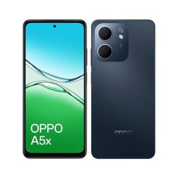 Telefon Mobil Oppo A5x 4G, Procesor Qualcomm SM-6115 Snapdragon 6s 4G Gen1 Octa-Core, IPS LCD Capacitive touchscreen 6.67", 4GB RAM, 128GB Flash, Camera 32MP, 4G, Wi-Fi, Dual SIM, Android, Albastru