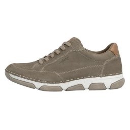 Pantofi barbati, bej, casual, piele naturala, cu talpa joasa, Rieker 15900-25-Bej (Marime: 45)