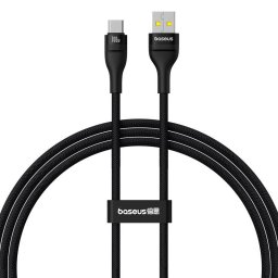 Flash 2 USB A to USB C fast charging cable 1 m 100 W Black
