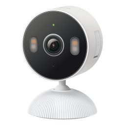 Camera de supraveghere CAMERA IP TP-LINK, cube, pt. interior, dist. IR 10 m, tip lentila fixa 3.3 mm, 3 Mpx 2K, wi-fi, microfon, carcasa plastic, slot SD card, "Tapo C113" (timbru verde 0.8 lei)