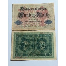 Germania 1914 - 50 mark, circulata