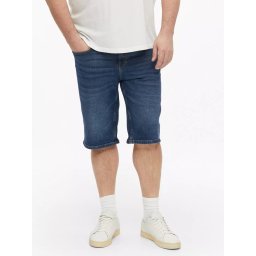s.Oliver Big Sizes Pantaloni scurti de blug, barbati big sizes, Casby cu croiala Relaxed fit, Albastru inchis (SELECTATI MARIMEA: 40)