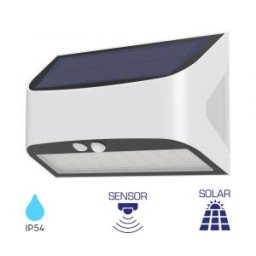 Aplica 6W 600lm 6500K Alb Rece IP54 H:180mm
