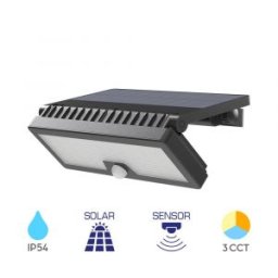 Led Aplica 10W 1000lm 3000-4000-6500K Alb reglabil IP54 H:204mm
