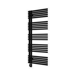 Vertaduro - Radiator de baie cu termostat MICHELLE, 600 W, 129 x 50 cm, negru