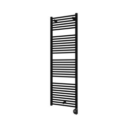 Vertaduro - Radiator de baie cu termostat DENISE, 600 W, 154 x 50 cm, negru