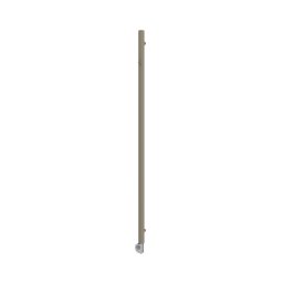 Vertaduro - Radiator de baie cu termostat ERDA, 400 W, 180 x 5 cm, taupe