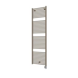 Vertaduro - Radiator de baie DENISE cu termostat, 800 W, 178 x 50 cm, taupe