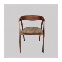 Scaun de dining LUSO nuc/maro