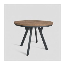 Masă extensibilă de dining CENTRO 100/140x77 cm stejar Lefkas/negru