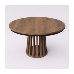 Masă de dining extensibilă NEXUS 100/140x77 cm, stejar Lefkas/negru