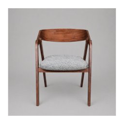Scaun de dining LUSO nuc/gri