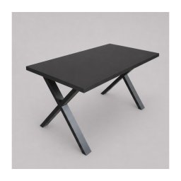 Masă de dining extensibilă DOMO 150/190x80 cm, neagră