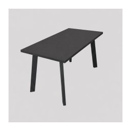 Masă extensibilă KERNO 150/190x80 cm, neagră