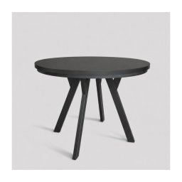Masă de dining extensibilă CENTRO 100/140x77 cm, neagră