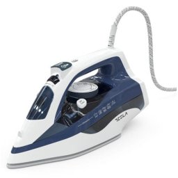 [RESIGILAT] Fier de calcat Tesla R-IR301BL | 2600W, 400ml, 25g/min, Albastru