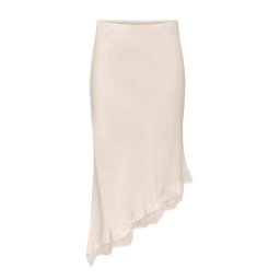 ONLY Fusta Onlfaraya Satin Lace 15380116 13-0401 TCX oatmeal