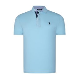 Tricou polo de barbati, dewberry