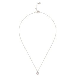 Ted Baker Lanțuri 'HANNELA: CRYSTAL HEART PENDANT' argintiu