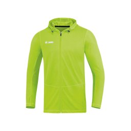 JAKO Geacă sport verde neon / alb