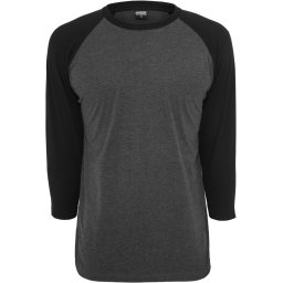 Urban Classics Tricou gri închis / negru