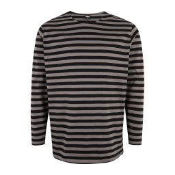 Urban Classics Tricou gri taupe / negru
