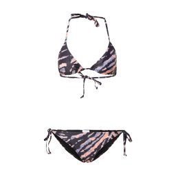 Urban Classics Costum de baie două piese albastru noapte / mov liliachiu / portocaliu piersică