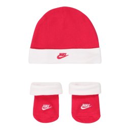 Nike Sportswear Seturi de lenjerie 'NIKE FUTURA HAT/BOOTIE 2PC' roșu intens / alb