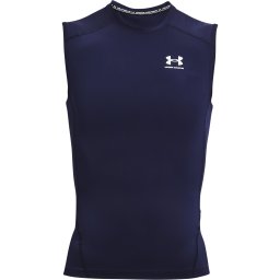 UNDER ARMOUR Tricou funcțional albastru închis / alb