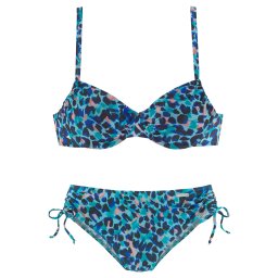 LASCANA Costum de baie două piese turcoaz
