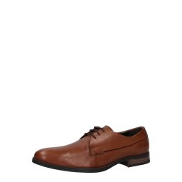 JACK & JONES Pantofi cu șireturi maro coniac