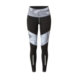 PUMA Pantaloni sport gri deschis / negru