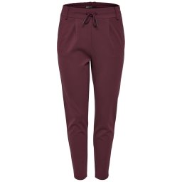 ONLY Pantaloni cutați 'Poptrash' roșu vin