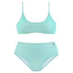 LASCANA Costum de baie două piese verde mentă