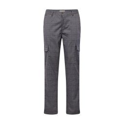 BLEND Pantaloni negru / alb