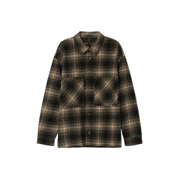 Bershka Geacă de primăvară-toamnă maro / negru